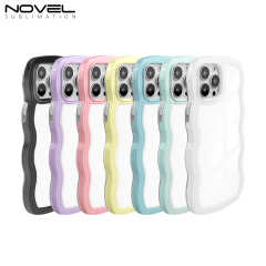 New Arrival 2D 2in1 Sublimation TPU Phone Cases with Aluminum Sheet  & Colorful PC Bumper
