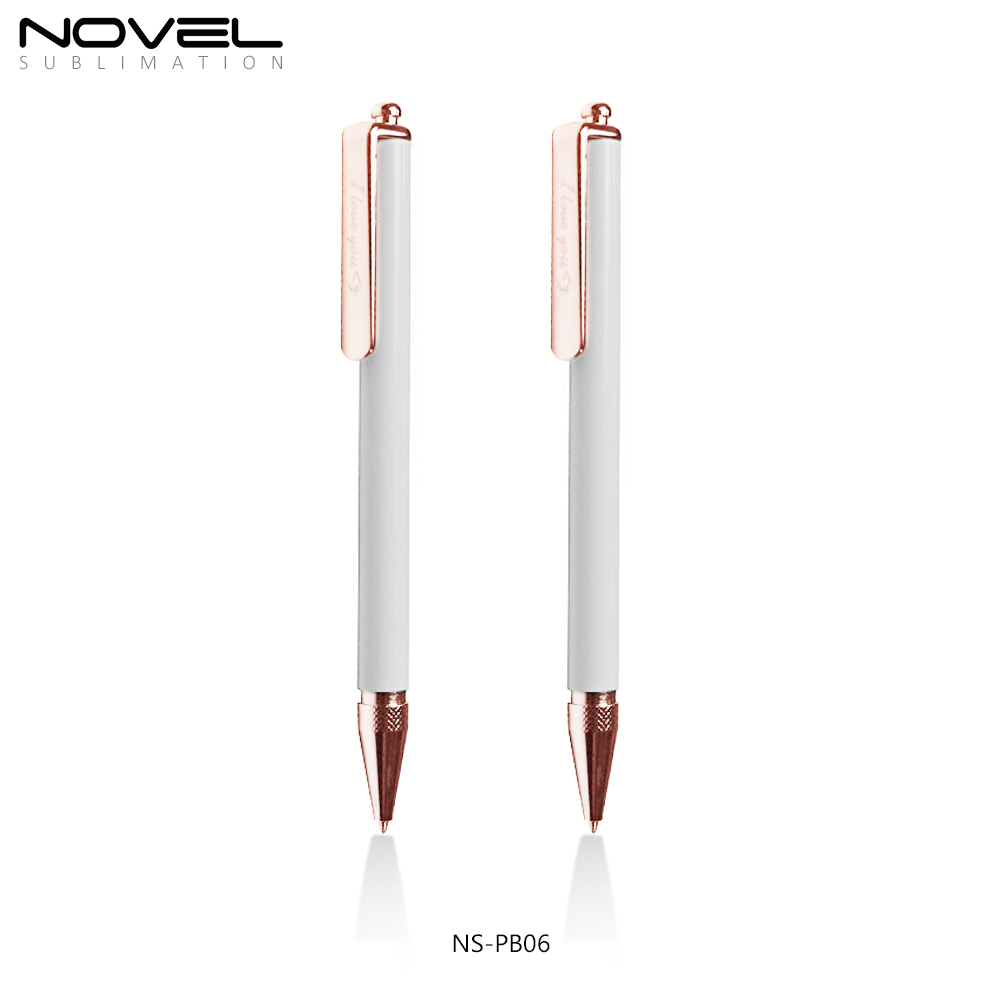 Dye Sublimation Blanks Ball Point Pen Custom Logo Heat Press White Sublimation Blank Pen