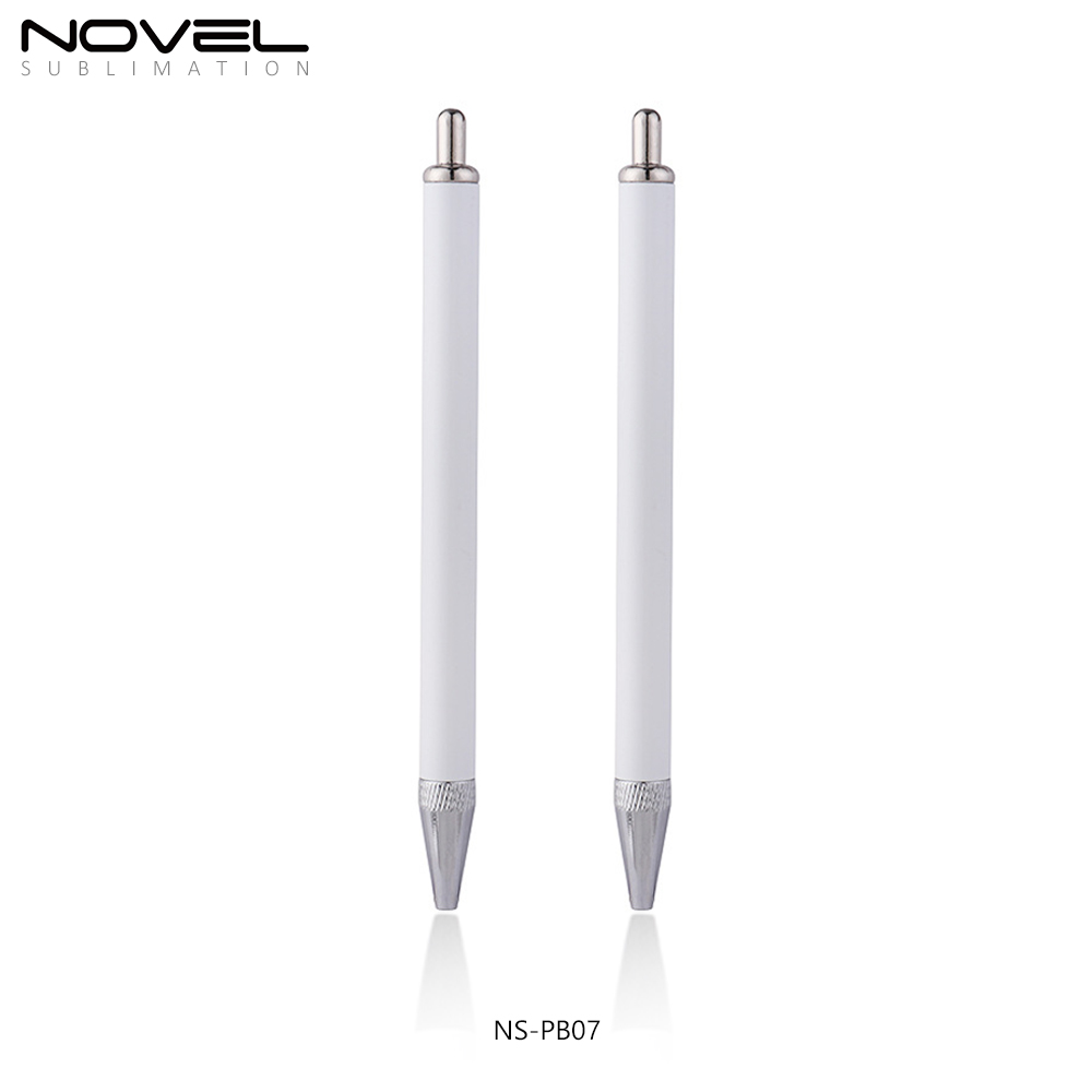 Dye Sublimation Blanks Ball Point Pen Custom Logo Heat Press White Sublimation Blank Pen