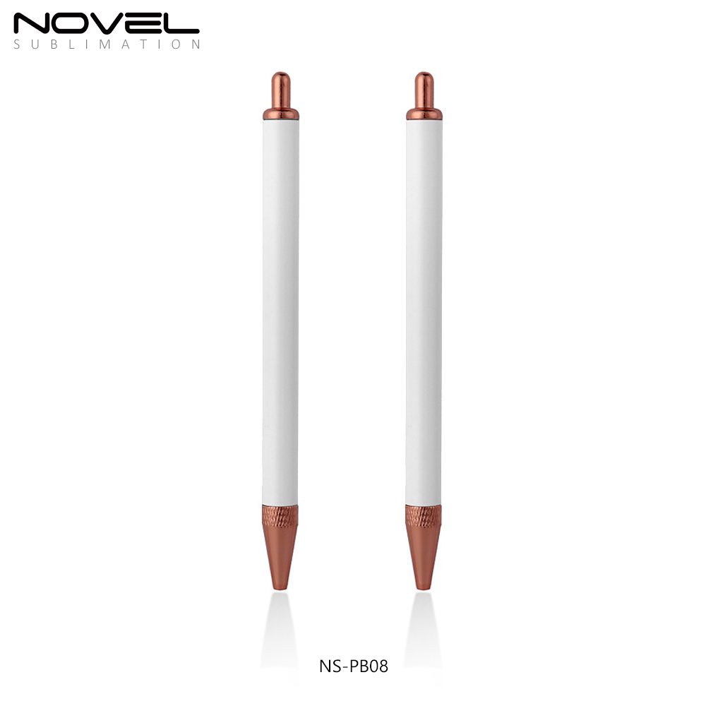 Dye Sublimation Blanks Ball Point Pen Custom Logo Heat Press White Sublimation Blank Pen