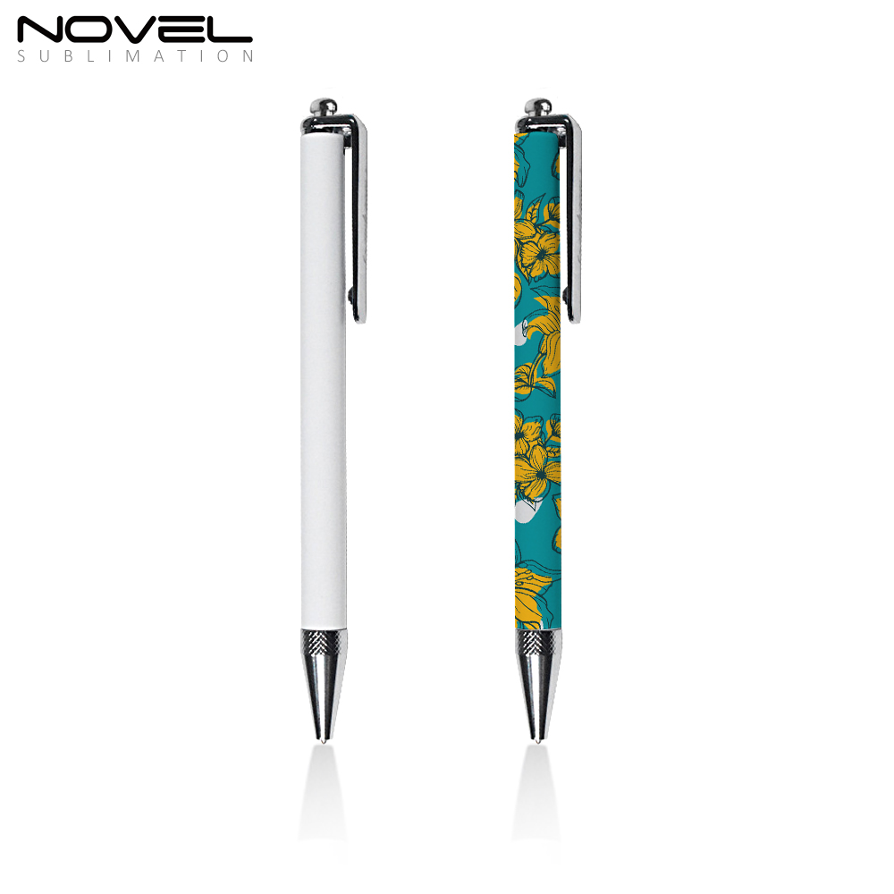 Dye Sublimation Blanks Ball Point Pen Custom Logo Heat Press White Sublimation Blank Pen