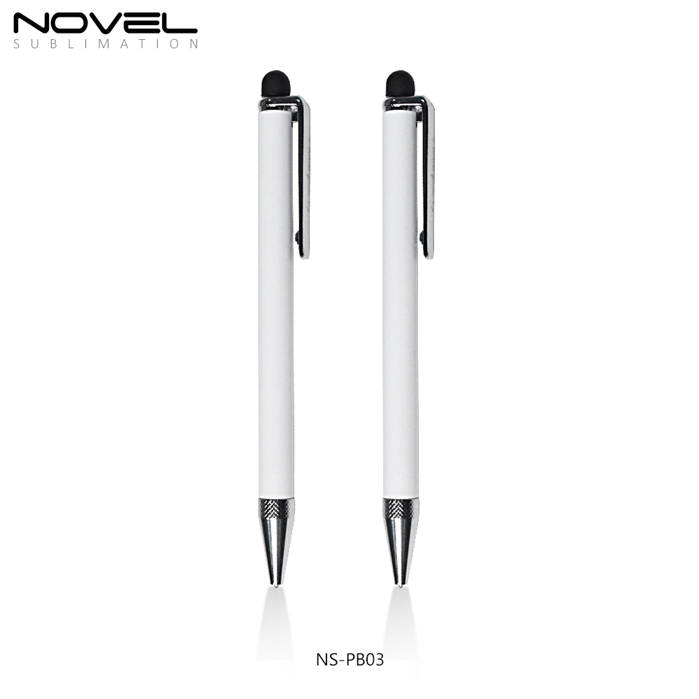 Dye Sublimation Blanks Ball Point Pen Custom Logo Heat Press White Sublimation Blank Pen
