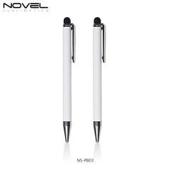 Dye Sublimation Blanks Ball Point Pen Custom Logo Heat Press White Sublimation Blank Pen