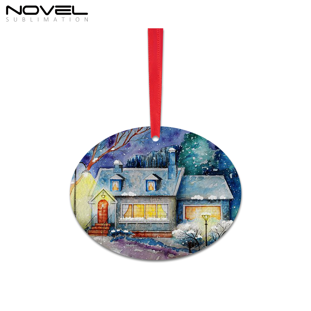 Sublimation Felt DIY Air Freshener Christmas Ornament Home Decoration