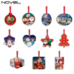Sublimation Felt DIY Air Freshener Christmas Ornament Home Decoration