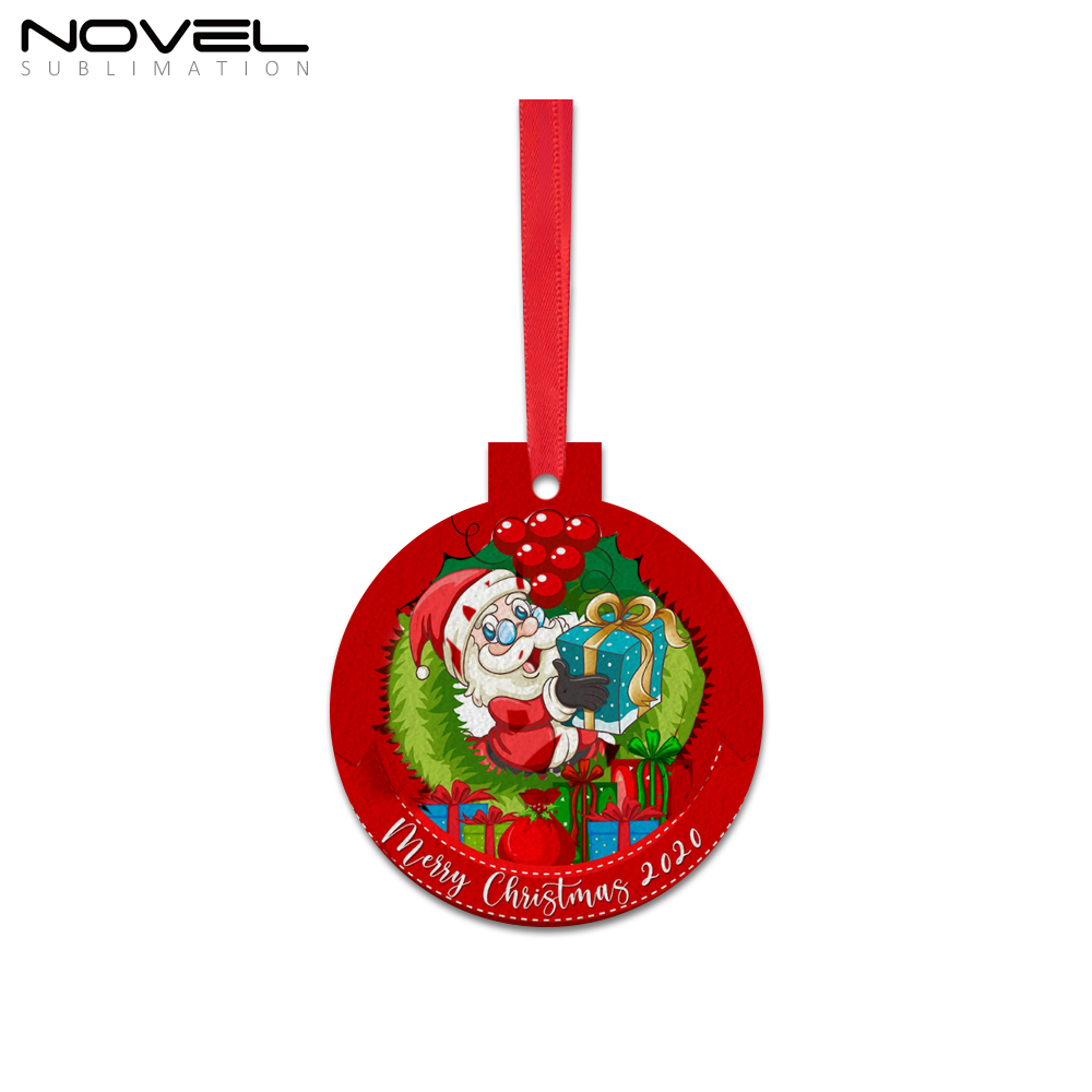 Sublimation Felt DIY Air Freshener Christmas Ornament Home Decoration