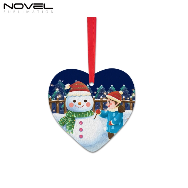 Sublimation Felt DIY Air Freshener Christmas Ornament Home Decoration