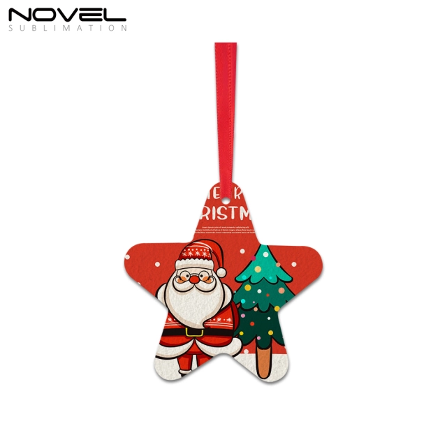 Sublimation Felt DIY Air Freshener Christmas Ornament Home Decoration