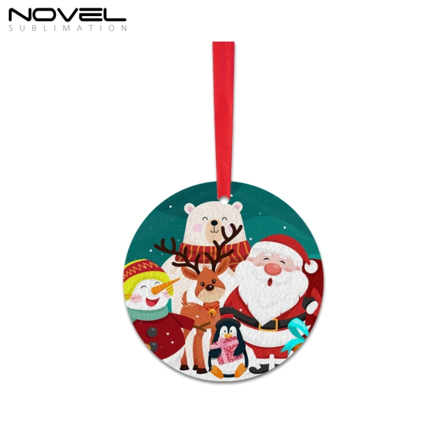 Sublimation Felt DIY Air Freshener Christmas Ornament Home Decoration