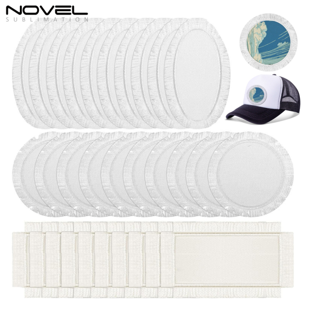 New Arrival Chic Sublimation Pathch Blank Cap Stickers Cap Decorations DIY Stickers