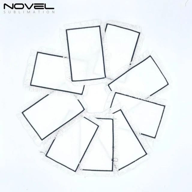 New Arrival Chic Sublimation Patch Blank Cap Stickers Cap Decorations