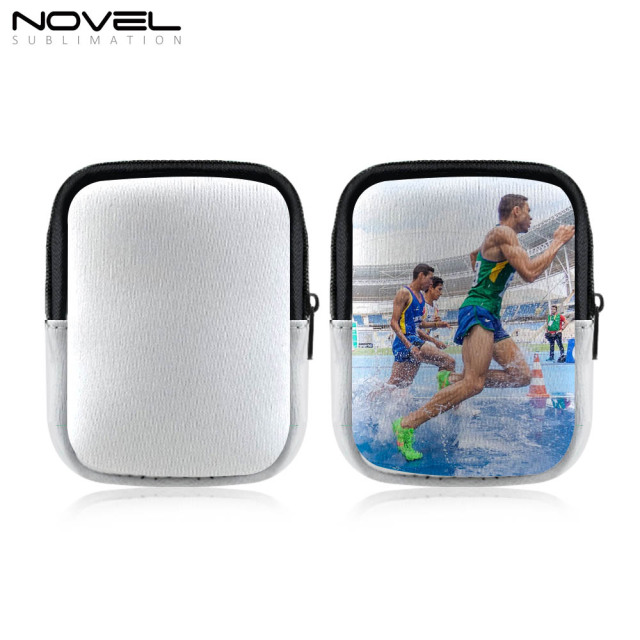 Sublimation Neoprene Water Bottle Pouch, for 40 oz Water Cup Holder, Gym Tumbler Accessories for Running, Walking Water Bottle Handheld Caddy
