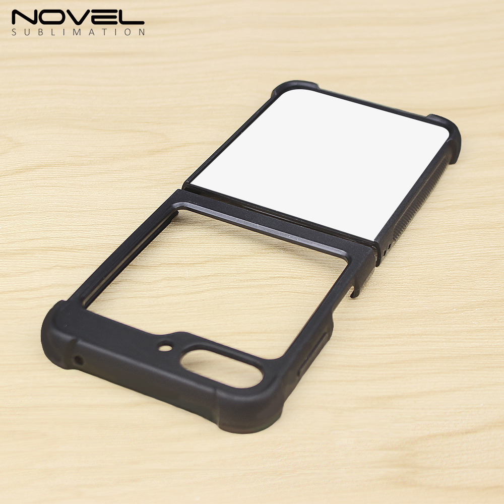 New Arrival Sublimation Blank 2D TPU Phone Case for Samsung  Z Flip 5 DIY Shell With Aluminum Insert