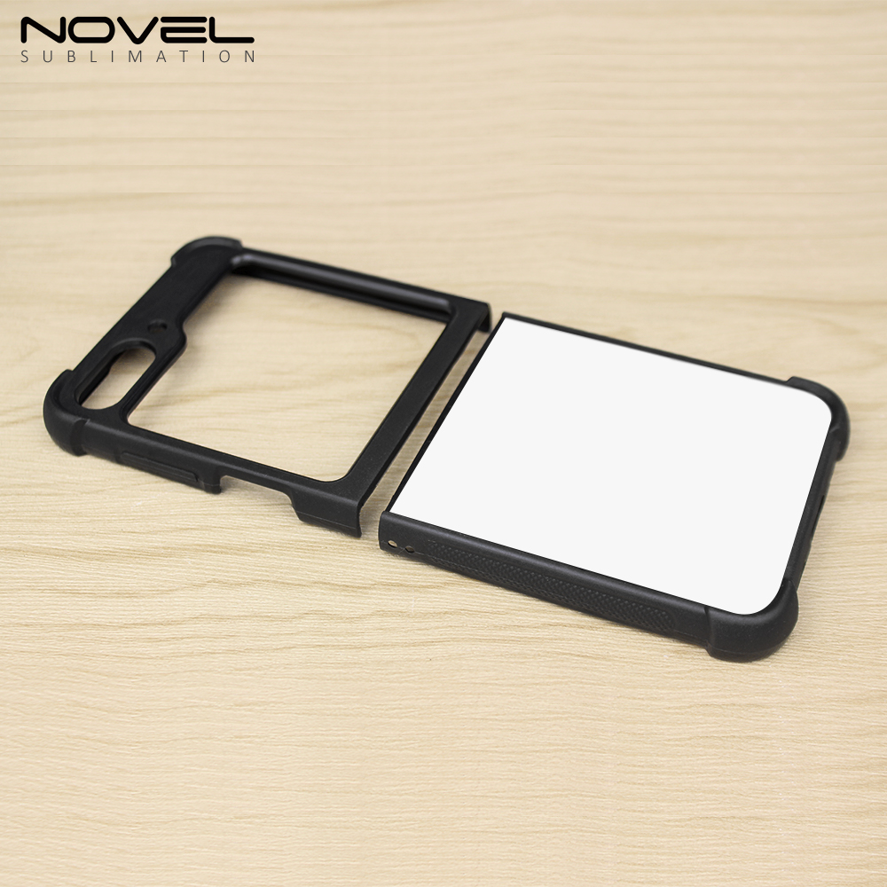 New Arrival Sublimation Blank 2D TPU Phone Case for Samsung  Z Flip 5 DIY Shell With Aluminum Insert