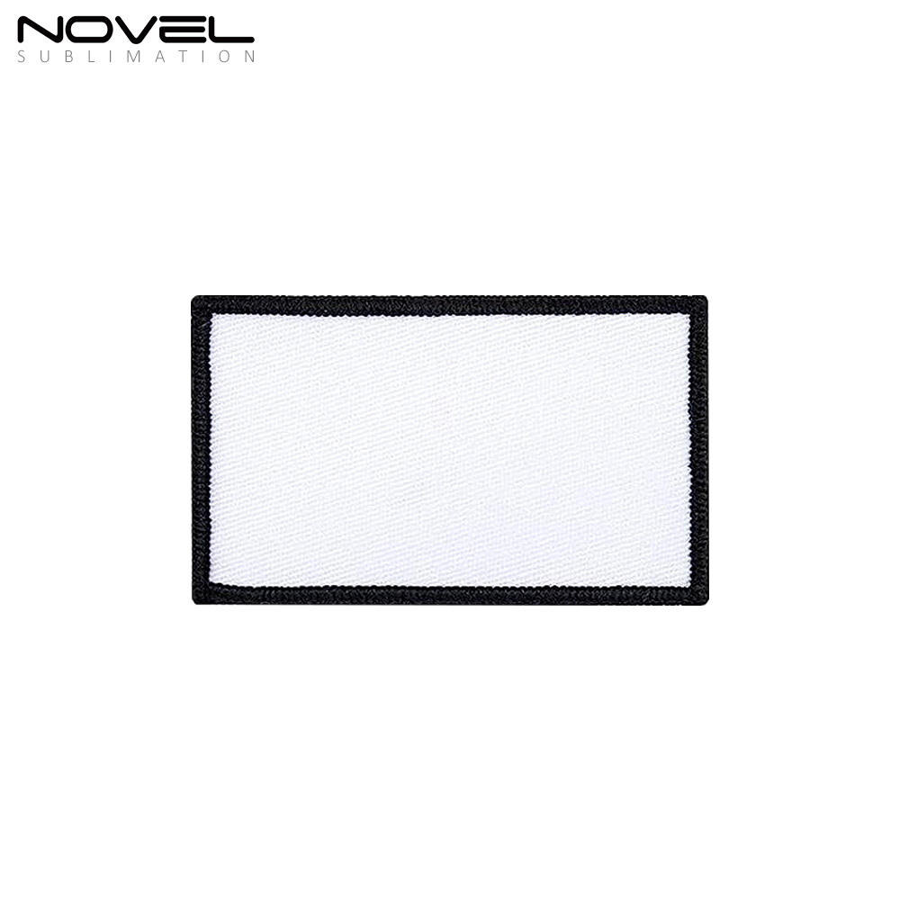 New Arrival Chic Sublimation Polyester Patch Blank Cap Stickers Cap Decorations DIY Stickers