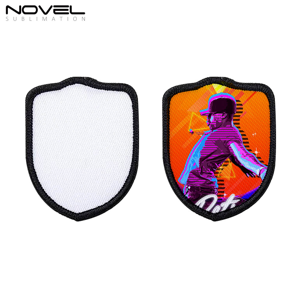 New Arrival Chic Sublimation Polyester Patch Blank Cap Stickers Cap Decorations DIY Stickers