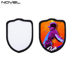 New Arrival Chic Sublimation Polyester Pathch Blank Cap Stickers Cap Decorations DIY Stickers