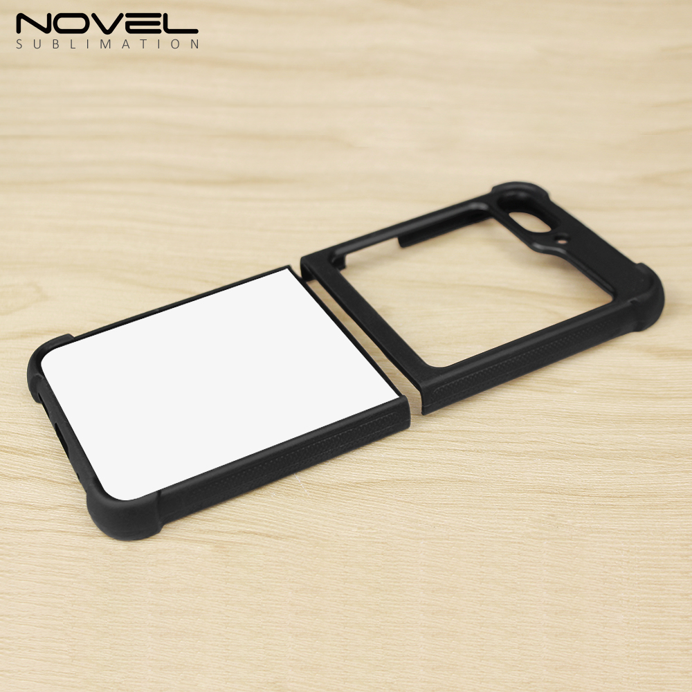 New Arrival Sublimation Blank 2D TPU Phone Case for Samsung  Z Flip 5 DIY Shell With Aluminum Insert