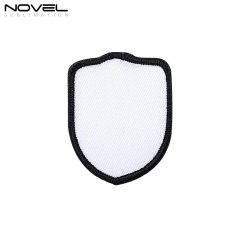 New Arrival Chic Sublimation Polyester Pathch Blank Cap Stickers Cap Decorations DIY Stickers