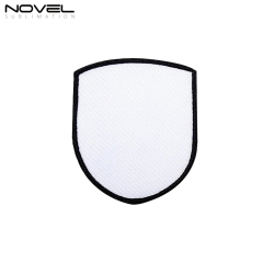 New Arrival Chic Sublimation Polyester Pathch Blank Cap Stickers Cap Decorations DIY Stickers