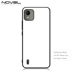 New Arrival Sublimation 2D TPU Phone Case for Nokia C110、C300 DIY Shell With Aluminum Sheet