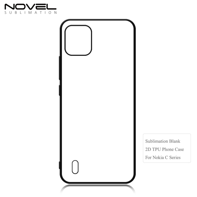 New Arrival Sublimation 2D TPU Phone Case for Nokia C110、C300 DIY Shell With Aluminum Sheet