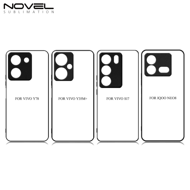 New Arrival!!! For Vivo Y/S Series、IQOO NEO8 Sublimation Blank Rubber 2D TPU Phone Case Cover