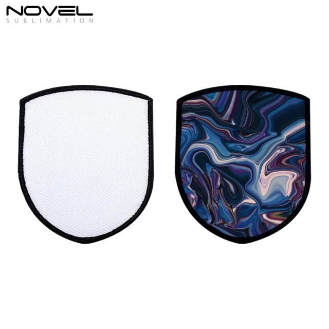 New Arrival Chic Sublimation Polyester Pathch Blank Cap Stickers Cap Decorations DIY Stickers