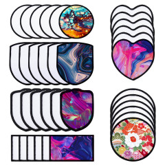 New Arrival Chic Sublimation Polyester Patch Blank Cap Stickers Cap Decorations DIY Stickers