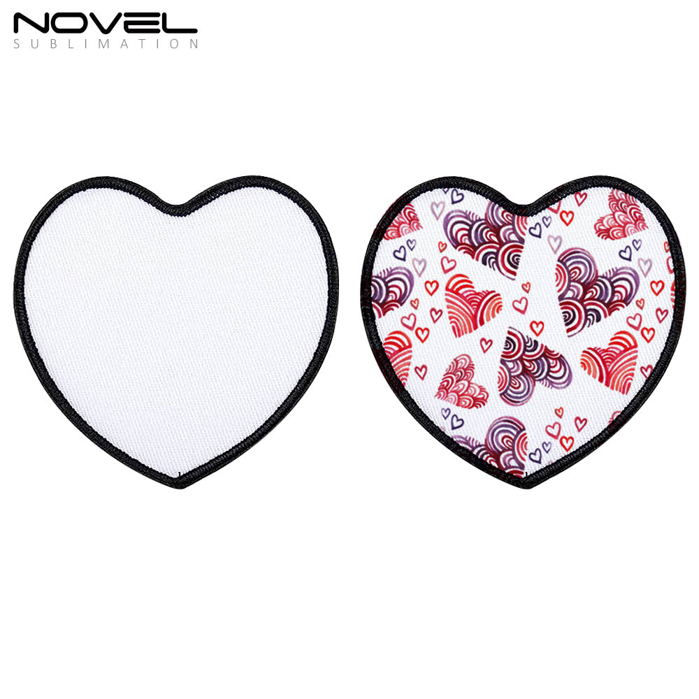New Arrival Chic Sublimation Polyester Patch Blank Cap Stickers Cap Decorations DIY Stickers