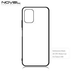 New Arrival Sublimation 2D TPU Phone Case for Nokia C110、C300 DIY Shell With Aluminum Sheet