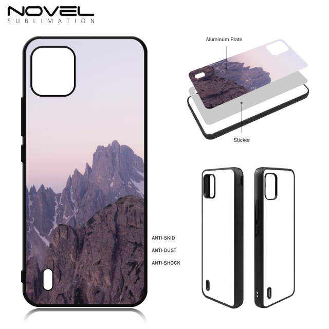 New Arrival Sublimation 2D TPU Phone Case for Nokia C110、C300 DIY Shell With Aluminum Sheet