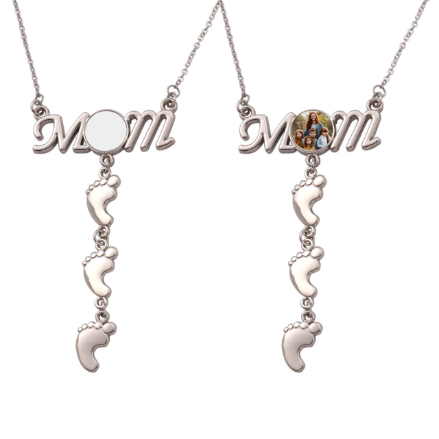 New Arrival Personality Metal Necklace High quality custom logo Necklace Dye Sublimation Blanks necklace