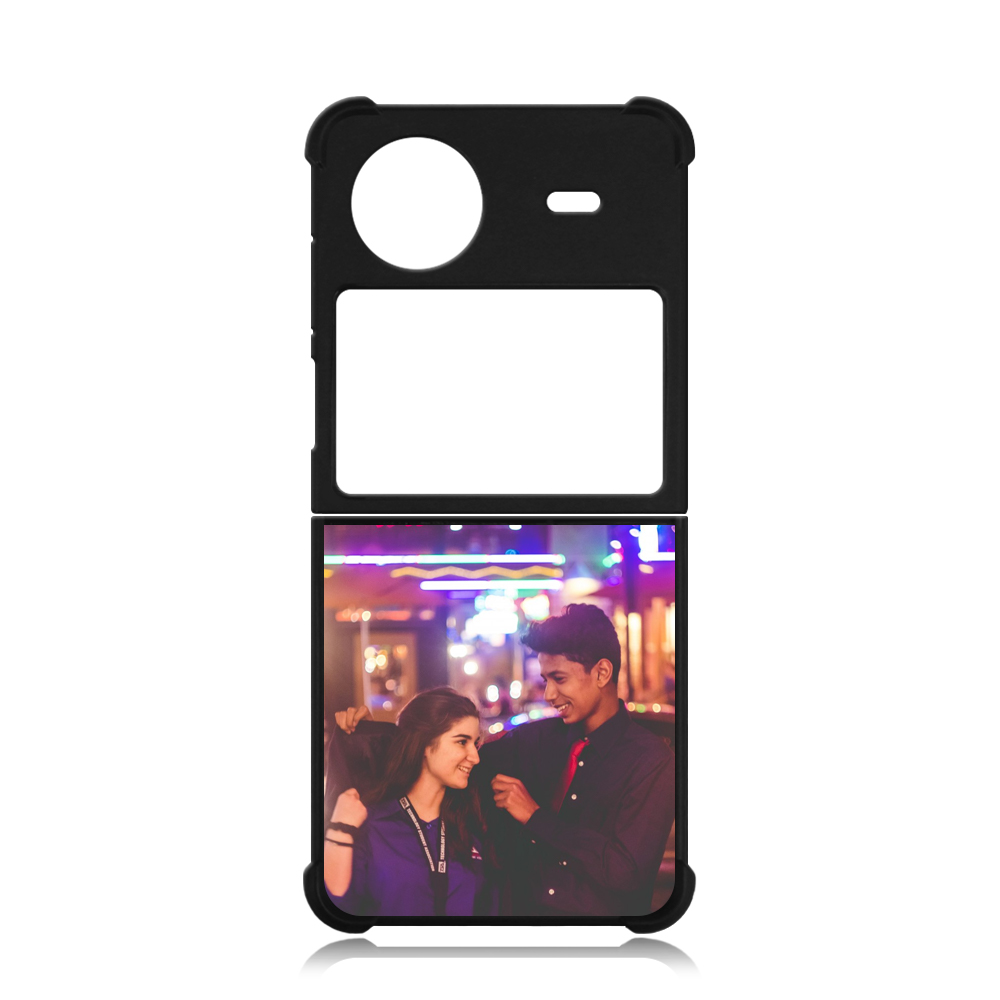 New Arrival Sublimation Blank 2D TPU Phone Case for Vivo X Flip,X Fold 2 DIY Shell With Aluminum Insert