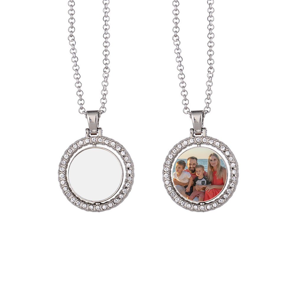 New Arrival Personality Metal Necklace High quality custom logo Necklace Dye Sublimation Blanks necklace