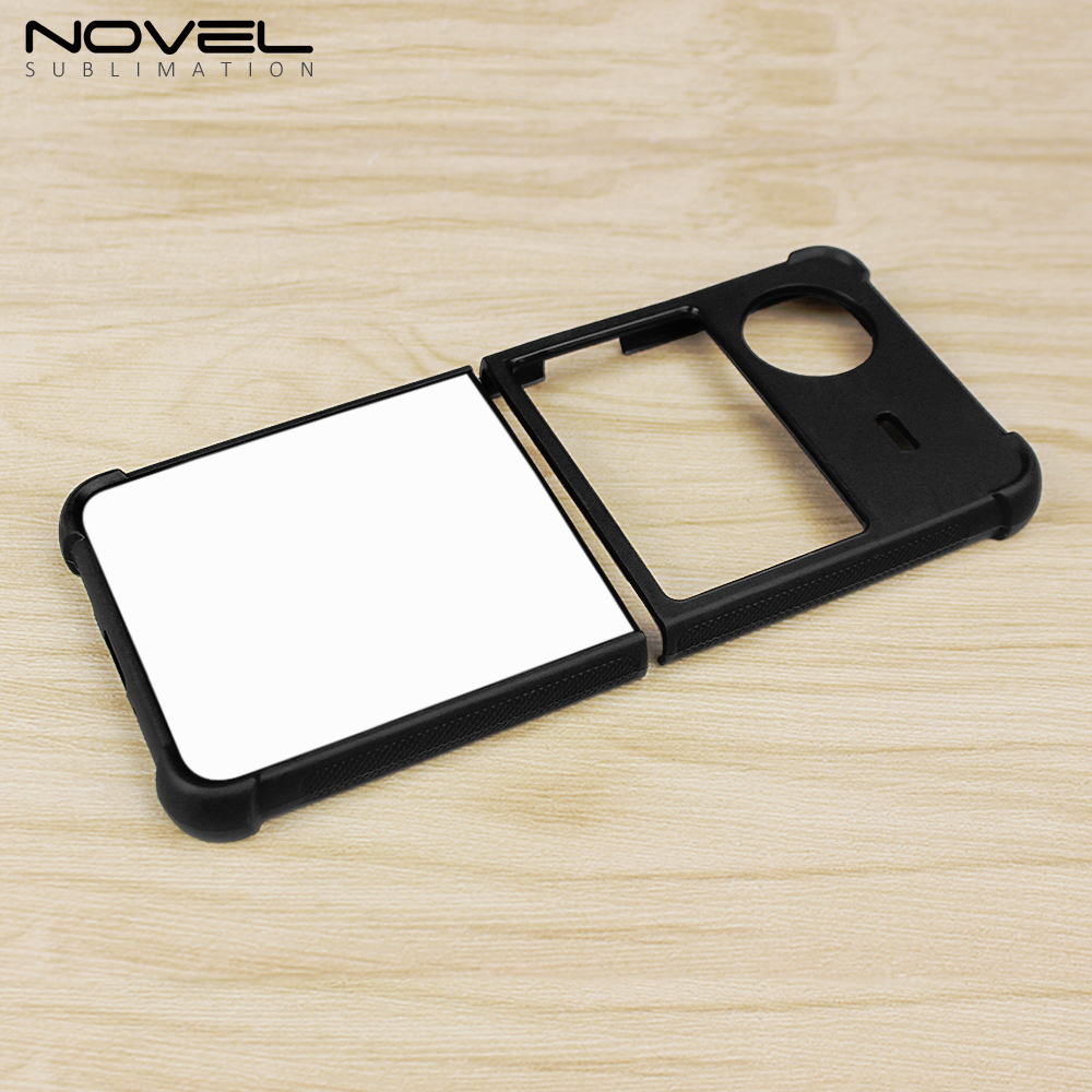 New Arrival Sublimation Blank 2D TPU Phone Case for Vivo X Flip,X Fold 2 DIY Shell With Aluminum Insert