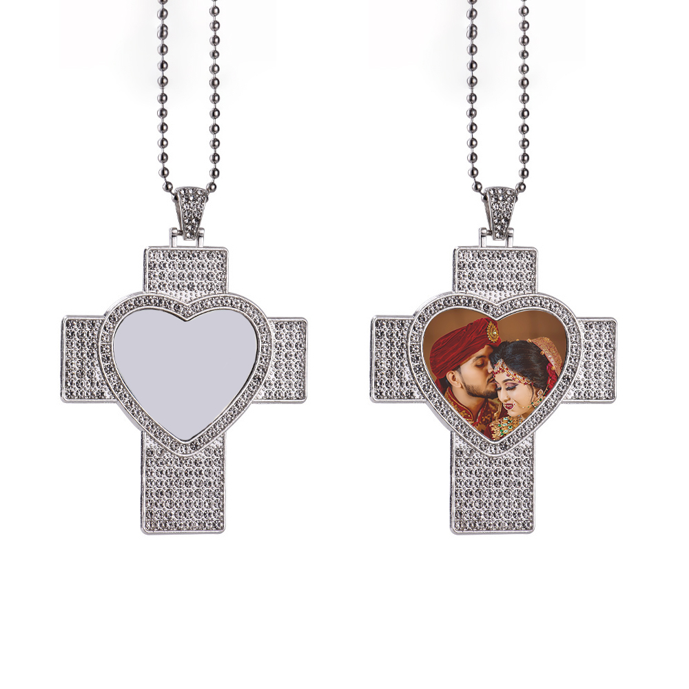 New Arrival Personality Metal Necklace High quality custom logo Necklace Dye Sublimation Blanks necklace