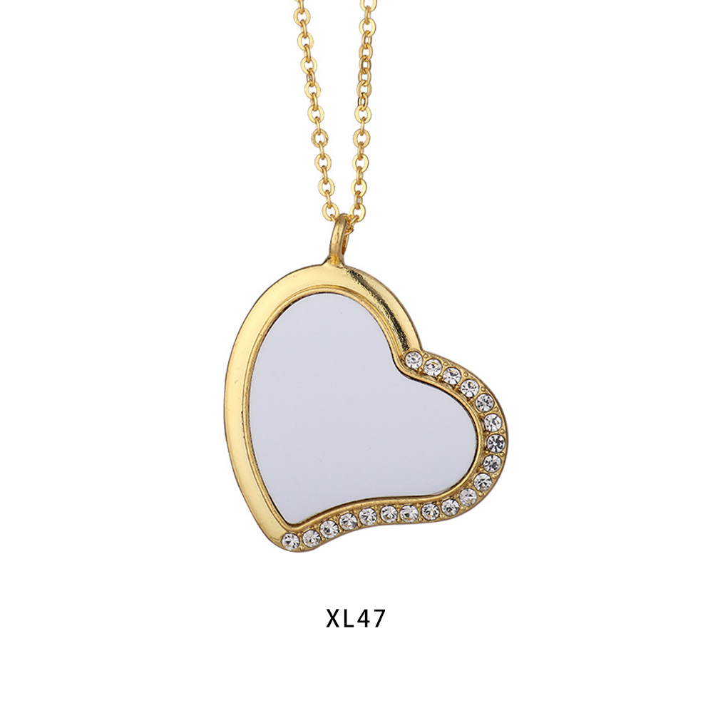 New Arrival Personality Metal Necklace High quality custom logo Necklace Dye Sublimation Blanks necklace