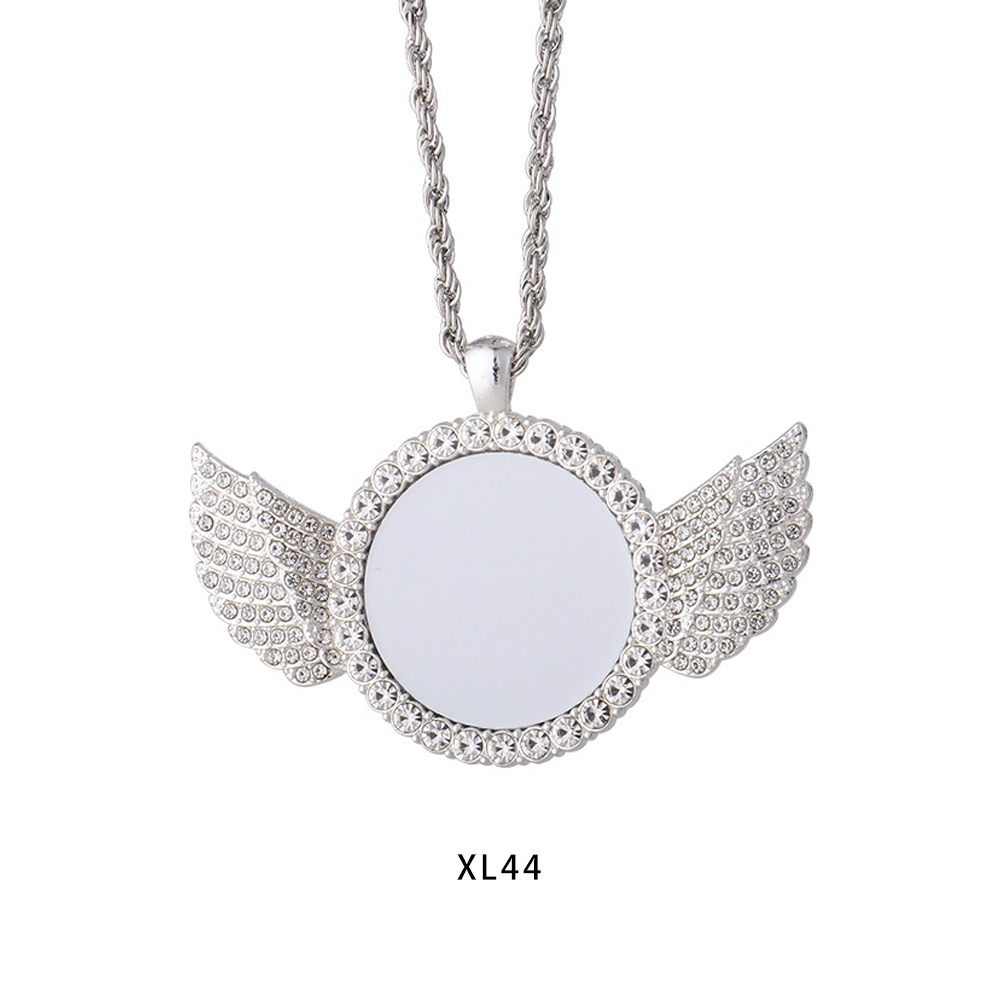 New Arrival Personality Metal Necklace High quality custom logo Necklace Dye Sublimation Blanks necklace