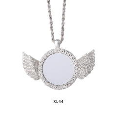 New Arrival Personality Metal Necklace High quality custom logo Necklace Dye Sublimation Blanks necklace