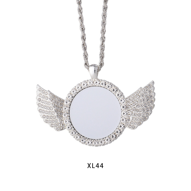 New Arrival Personality Metal Necklace High quality custom logo Necklace Dye Sublimation Blanks necklace