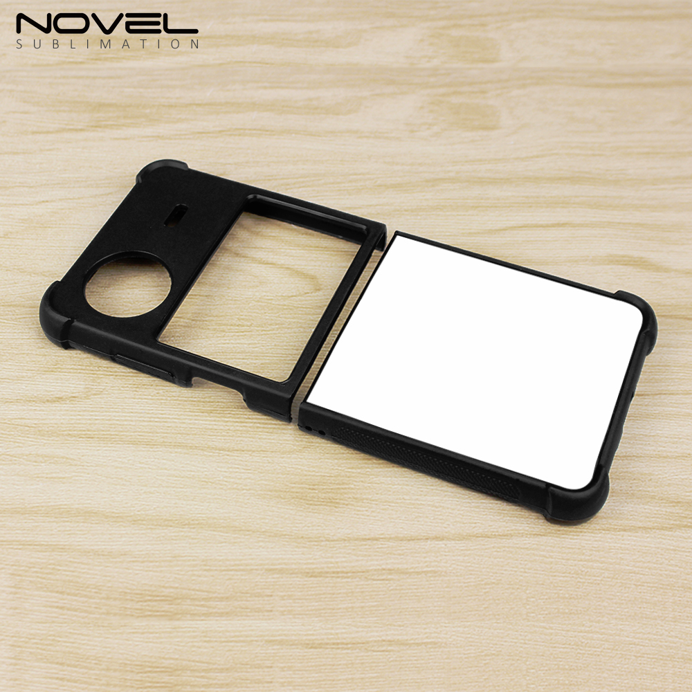 New Arrival Sublimation Blank 2D TPU Phone Case for Vivo X Flip,X Fold 2 DIY Shell With Aluminum Insert