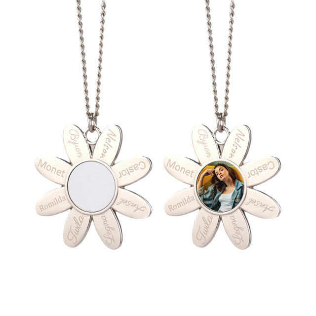 New Arrival Personality Metal Necklace High quality custom logo Necklace Dye Sublimation Blanks necklace