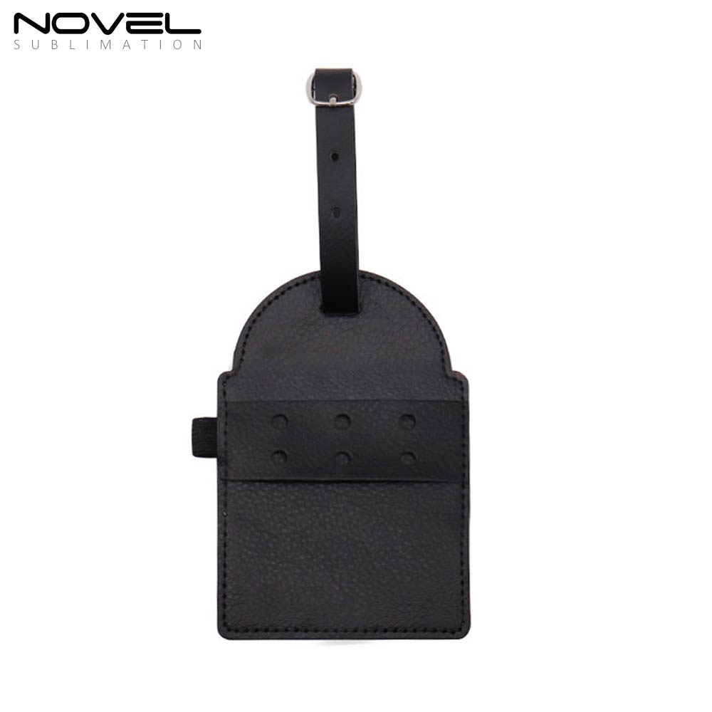 Sublimation Golf Tee Bag Tag Customized PU Leather Golf  Accessories Golfer Gifts