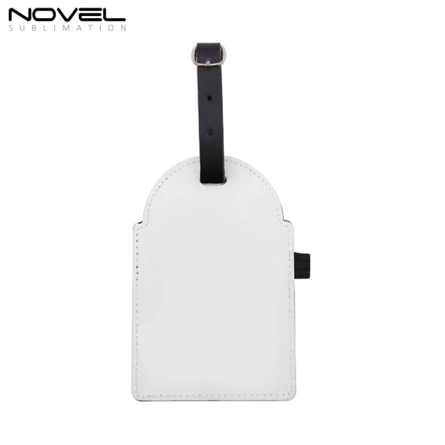 Sublimation Golf Tee Bag Tag Customized PU Leather Golf  Accessories Golfer Gifts