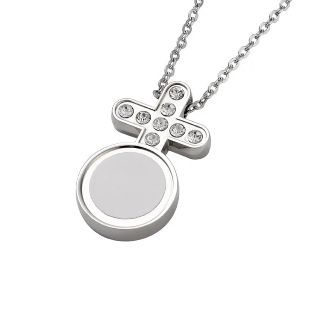 New Arrival Personality Metal Necklace High quality custom logo Necklace Dye Sublimation Blanks necklace