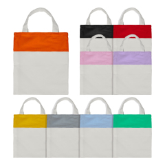 Sublimation Blank Halloween Candy Bags Cotton And Linen Shopping Bag Tote Bags Handbag