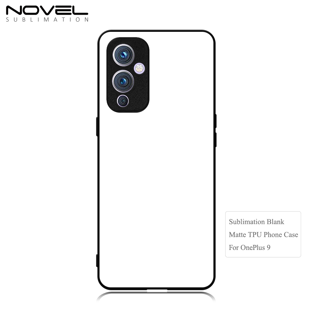 New Arrival For One Plus 9 Sublimation 2D TPU Phone Case With Aluminum Insert