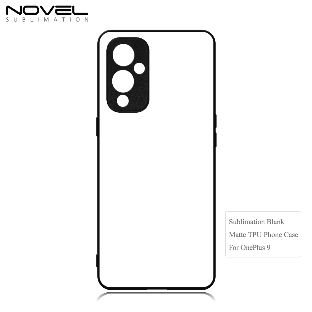 New Arrival For One Plus 9 Sublimation 2D TPU Phone Case With Aluminum Insert