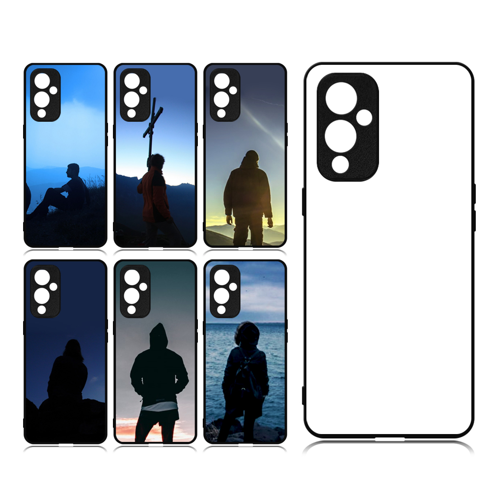 New Arrival For One Plus 9 Sublimation 2D TPU Phone Case With Aluminum Insert